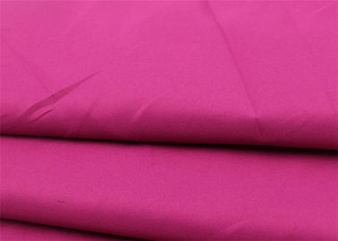 China Rosa Polyester dickflüssiges Elastane-Gewebe, dauerhaftes orange Polyester Lycra-Gewebe fournisseur