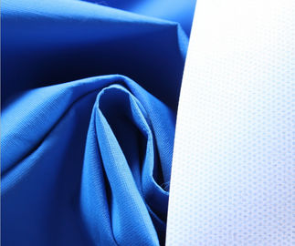 China Blaues Polyester 196T Taslan-Gewebe 75 * 160D, weiches Rayon Spandex Knit-Gewebe fournisseur