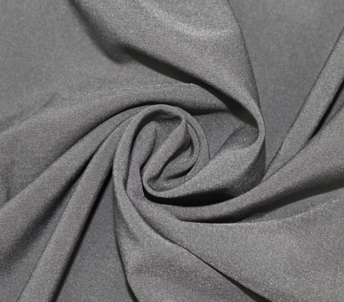 Breathable graues Polyester-Rohseide-Gewebe-super weiches und bequem für Zwischenlagen-Material